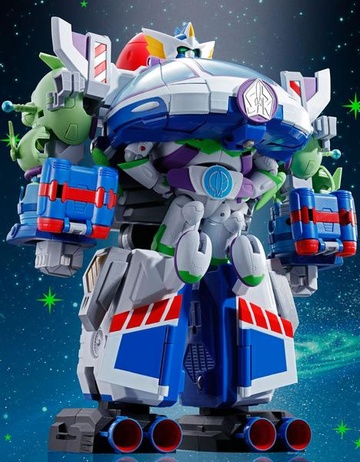BUZZ THE SPACE RANGER ROBO FIGURA 22 CM TOY STORY CHOGOKIN COMBINATION