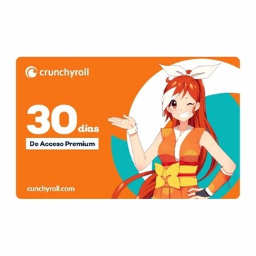 CRUNCHYROLL - MEMBRESÍA 30 DÍAS