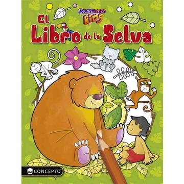EL LIBRO DE LA SELVA (PARA COLOREAR)