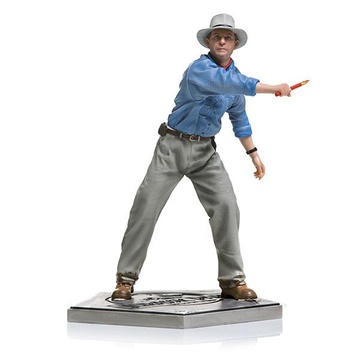 ALAN GRANT JURASSIC PARK FIGURA ESCALA 1/10 IRON STUDIOS