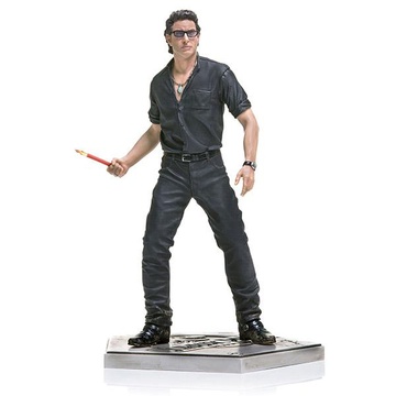 IAN MALCOLM JURASSIC PARK FIGURA A ESCALA 1/10 IRON STUDIOS
