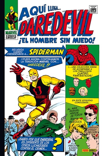 DAREDEVIL 01. EL HOMBRE SIN MIEDO (MARVEL GOLD)