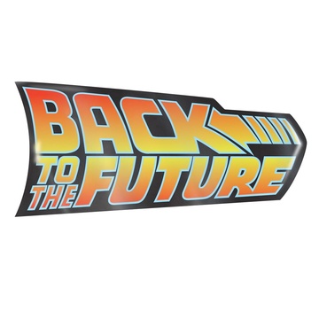 CALCO BACK TO THE FUTURE LOGO 3D