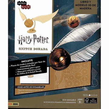 INCREDIBUILDS: SNITCH DORADA - HARRY POTTER