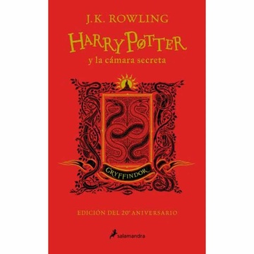 HARRY POTTER 02 Y LA CAMARA SECRETA EDICION GRYFFINDOR 20 ANIVERSARIO